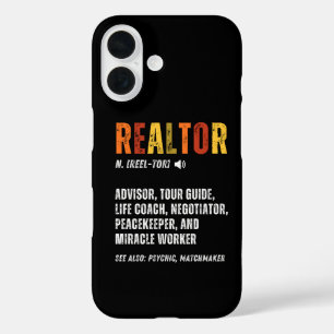 Coques iPhone 16 Funny Courtier immobilier Realtor