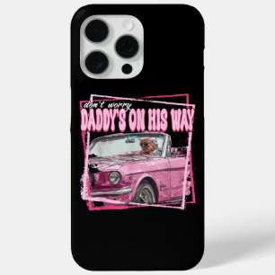 Coque iPhone 15 Pro Max Funny Daddy's Home Trump Pink 2024 Take America Ba