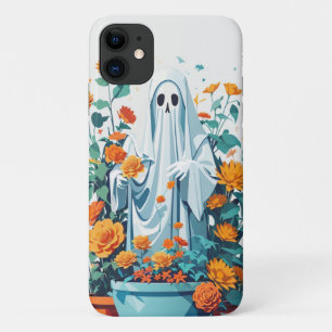 Case-Mate iPhone Case Funny Ghost Ghosts Jardinage Plante Retro Hallowee