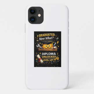 Case-Mate iPhone Case Funny Graduation Shirt – I Graduated Now What