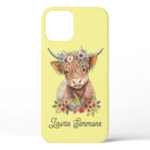 Funny Highland Cow Design Personnalisable Durable