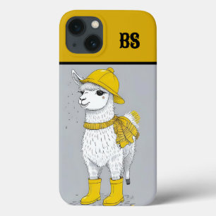 Case-Mate iPhone Case Funny Llama in Rain Boots - Humour de plage