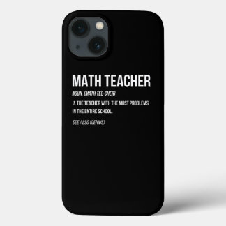 Case-Mate iPhone Case Funny Math Enseignant Définition La plupart des pr