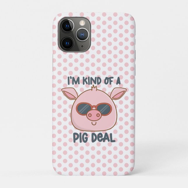 Coques Case-Mate iPhone Funny Pig Pun (Dos)