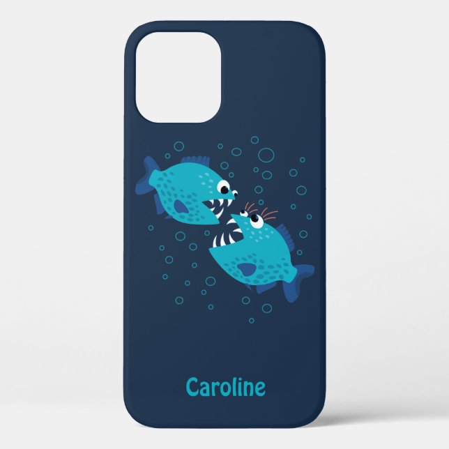 Coques Case-Mate iPhone Funny Piranha Poisson Nom des enfants (Verso)