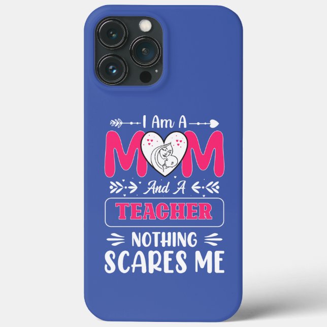 Coques Case-Mate iPhone Funny Teacher Maman, Teacher Maman Funny (Verso)