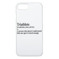 Funny Triathlon Définition - iPhone Case