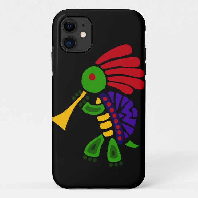 Coques Case-Mate iPhone Funny Turtle Dancing Kokopelli (Dos)