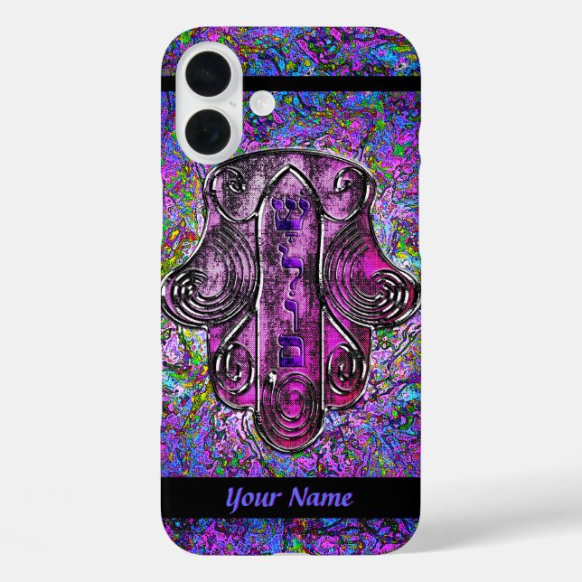 Coques Case-Mate iPhone Fusion Hamsa (personnalisée) (Verso)