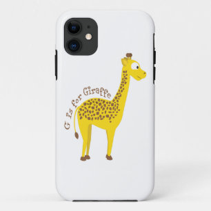 Coque iPhone 11 G est pour Giraffe