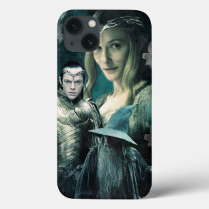 iPhone 13 Coque Galadriel, ELROND™, & Gandalf Graphic
