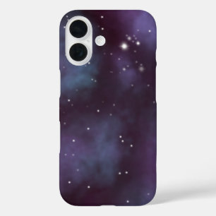 Coques iPhone 16 Galaxie mystique de Violet Dusty