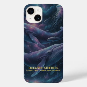 Coque Pour iPhone 14 Galaxie Océan Baleine Cosmique