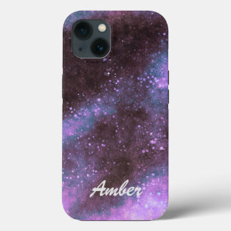 Case-Mate iPhone Case Galaxie Rose Pailletée Abstraite Personnalisée