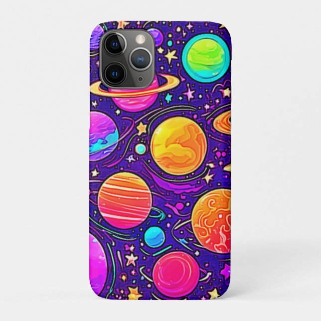 Coques Case-Mate iPhone Galaxie Whimsical en teintes douces (Dos)
