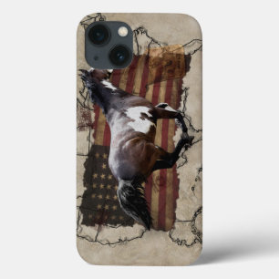 Coques Pour iPhone Galloping Pinto Paint USA Pony Express Horse