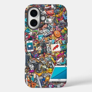 Coques iPhone 16 Gamer Mayhem Urban Street Art Téléphone