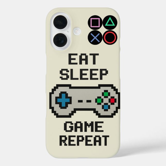 Coques Case-Mate iPhone Gaming iPhone Case – Pixel Art Video Game Cover (Verso)