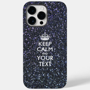 Coque Pour Pour iPhone 14 Pro Max Garde calme personnalisé ET Votre Texte