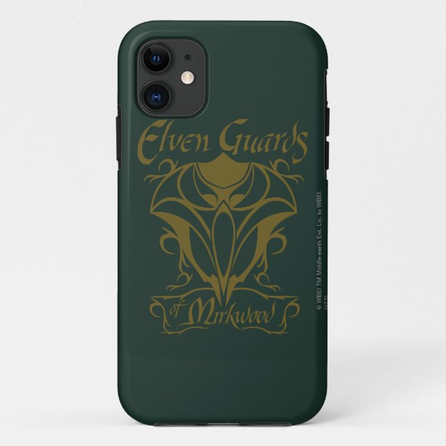 Coques Case-Mate iPhone Garde elfe de Mirkwood Nom (Dos)