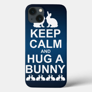 Coques Pour iPhone Garde ton calme et serre un lapin dans tes bras Co