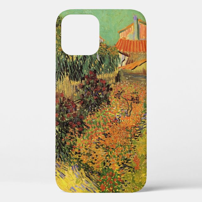Coques Case-Mate iPhone Garden Behind a House par Vincent van Gogh (Verso)
