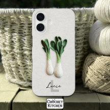 Gardener vert minimaliste Crochet Leeks Nom