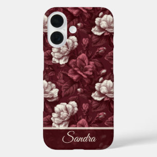 Coques iPhone 16 Gardénias Nom Cadeau de Mariage Classique