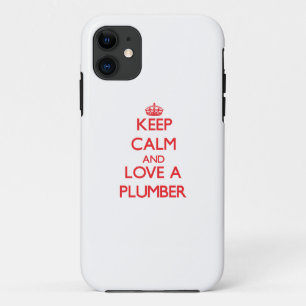 Coques Pour iPhone Gardez le calme et aimez un plombier