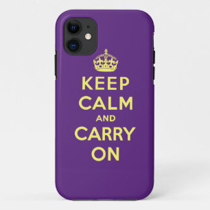 Coques Pour iPhone Gardez le calme et continuez