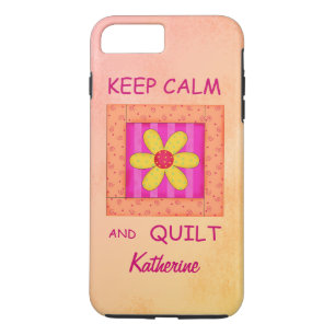 Coques Pour iPhone Gardez le calme et le bloc d'édredon a