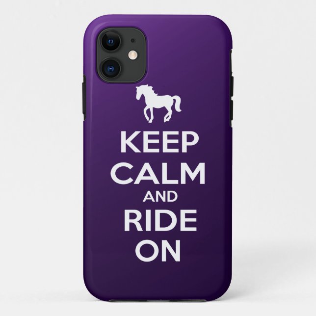 Coques Case-Mate iPhone Gardez le calme et montez dessus (Dos)