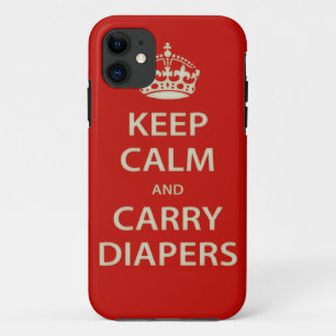 Coque iPhone 11 Gardez le calme et portez des plongeurs