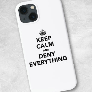iPhone 13 Case Gardez le calme et refusez tout