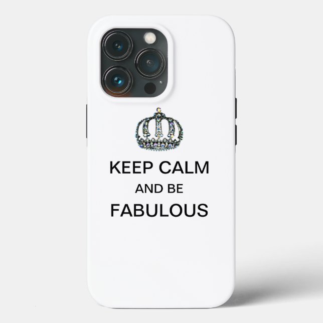 COQUES Case-Mate iPhone "GARDEZ LE CALME ET SOYEZ FABULEUX ! (Verso)