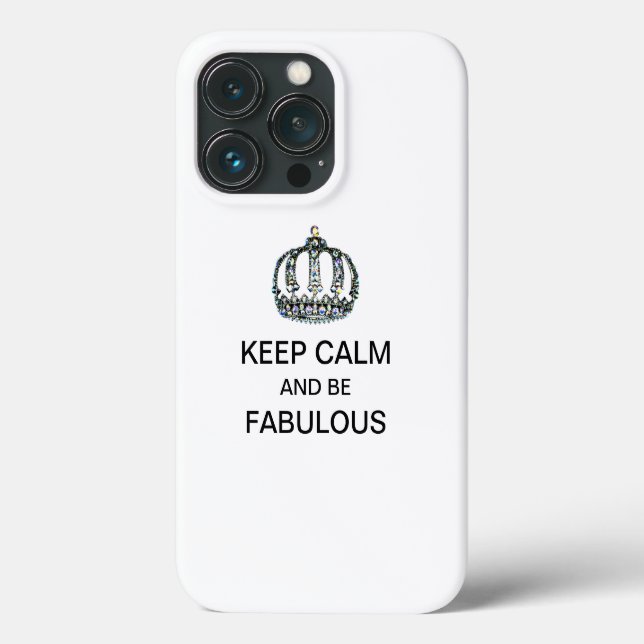 COQUES Case-Mate iPhone "GARDEZ LE CALME ET SOYEZ FABULEUX ! (Verso)