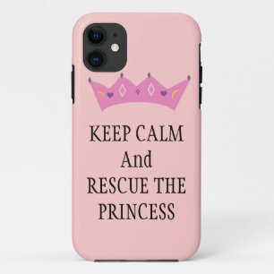 Case-Mate iPhone Case Gardez votre calme et sauvez la princesse