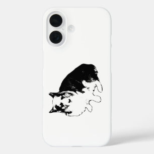 Coques iPhone 16 Gardien de corgi à lanterne