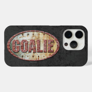Coque iPhone 15 Pro gardien de hockey sur fer