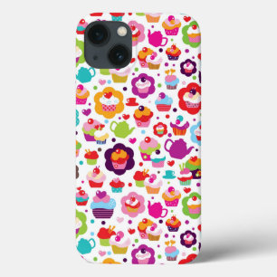Case-Mate iPhone Case Gâteau de tasse et pot mignons de thé