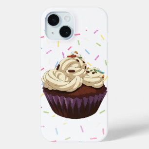 Coque Pour iPhone 15 gâteau en forme de tasse
