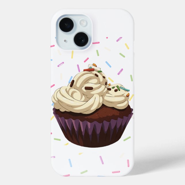 Coques Case-Mate iPhone gâteau en forme de tasse (Verso)
