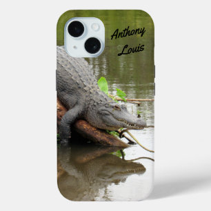 Coque Pour iPhone 15 Gator Floride personnalisée - Alligator Phone Case