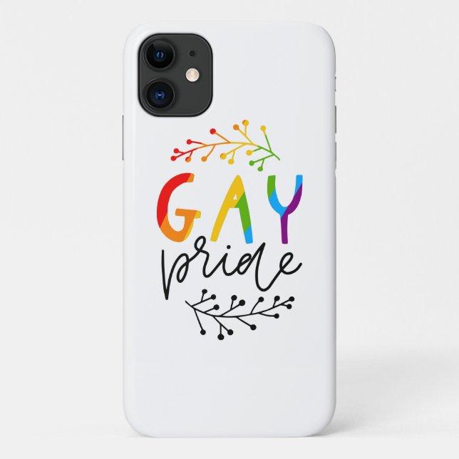 Coques Case-Mate iPhone Gay pride (Dos)