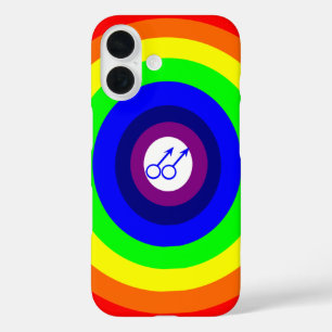 Coques iPhone 16 Gays Autour d'un Arc-en-ciel