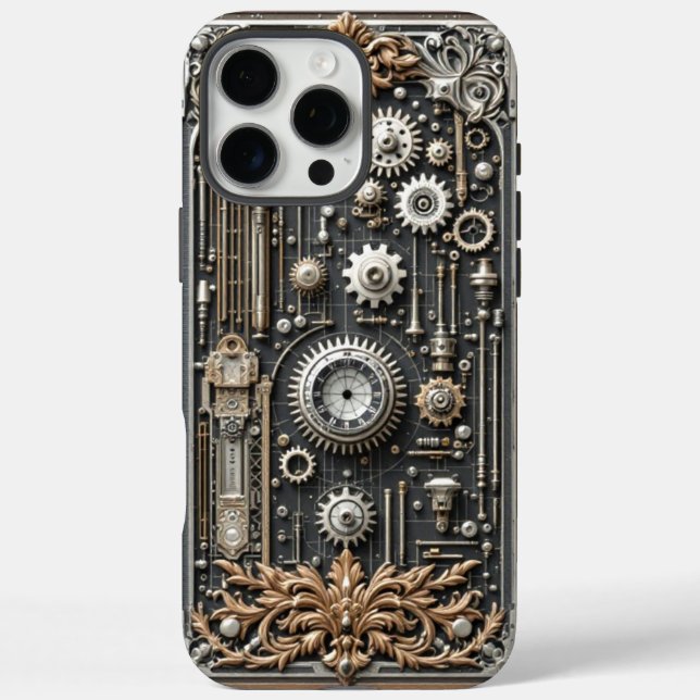 Coques Case-Mate iPhone Gear Guard Steampunk pour (Verso)