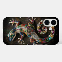Gecko Chromatique Cristal Vibrant Art Reptile