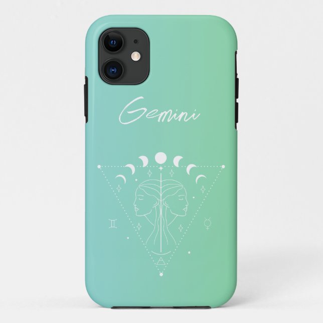 Coques Case-Mate iPhone Gemini zodiaque horoscope étoile dégradé (Dos)