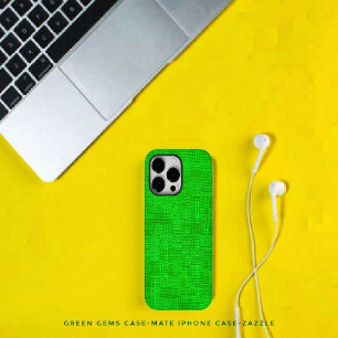 Coque Pour Pour iPhone 14 Pro Max Gemmes vertes
