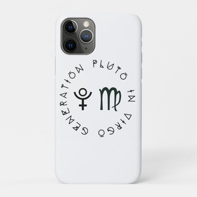 Coques Case-Mate iPhone Génération Pluto en Astrologie Virgo Zodiac (Dos)